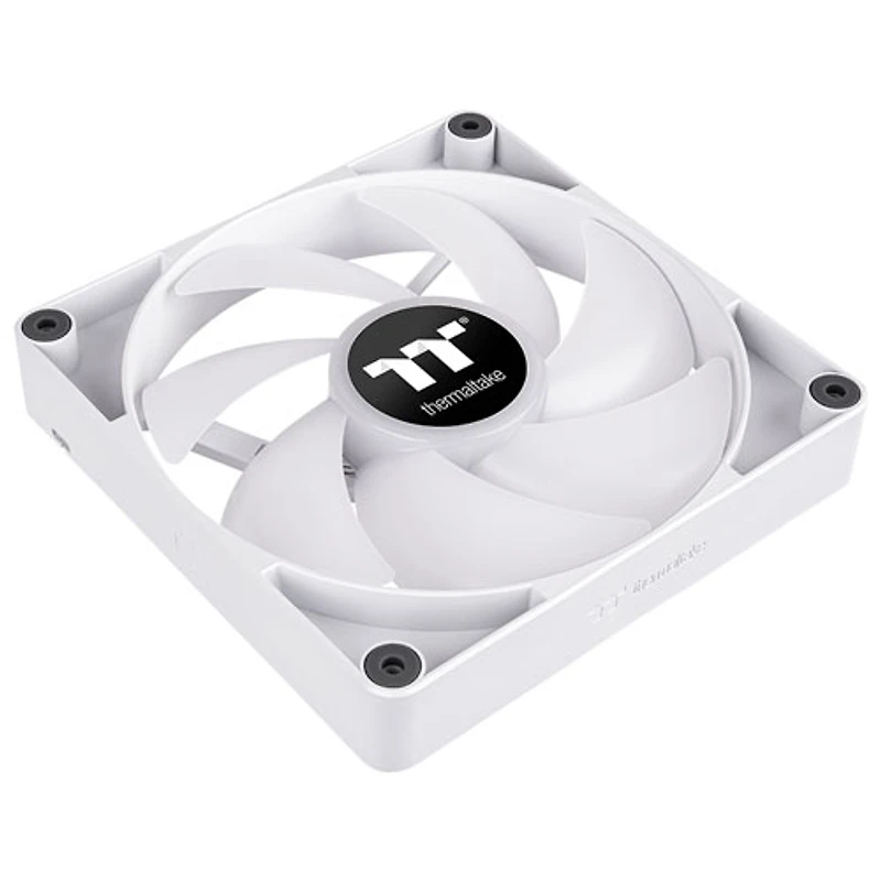 Ventilateur de tour ARGB CT120 de 120 mm de Thermaltake - Paquet de 2 - Blanc