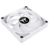 Ventilateur de tour ARGB CT120 de 120 mm de Thermaltake - Paquet de 2 - Blanc