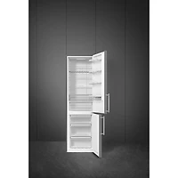 Réfrigérateur à congélateur inférieur avec éclairage DEL 12,5 pi³ 24 po de Smeg (FC20UXDNE) - Inox