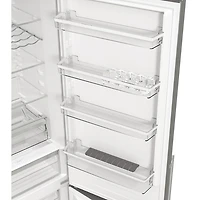 Réfrigérateur à congélateur inférieur avec éclairage DEL 12,5 pi³ 24 po de Smeg (FC20UXDNE) - Inox