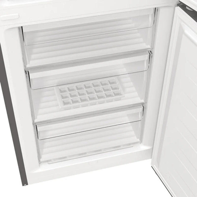 Réfrigérateur à congélateur inférieur avec éclairage DEL 12,5 pi³ 24 po de Smeg (FC20UXDNE) - Inox