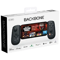 Backbone One Gaming Controller for Android and iPhone 15 Series - Black