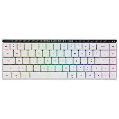 ASUS ROG M603 Falchion RX Red Low Profile Bluetooth Backlit Mechanical Gaming Keyboard - White - Only at Best Buy