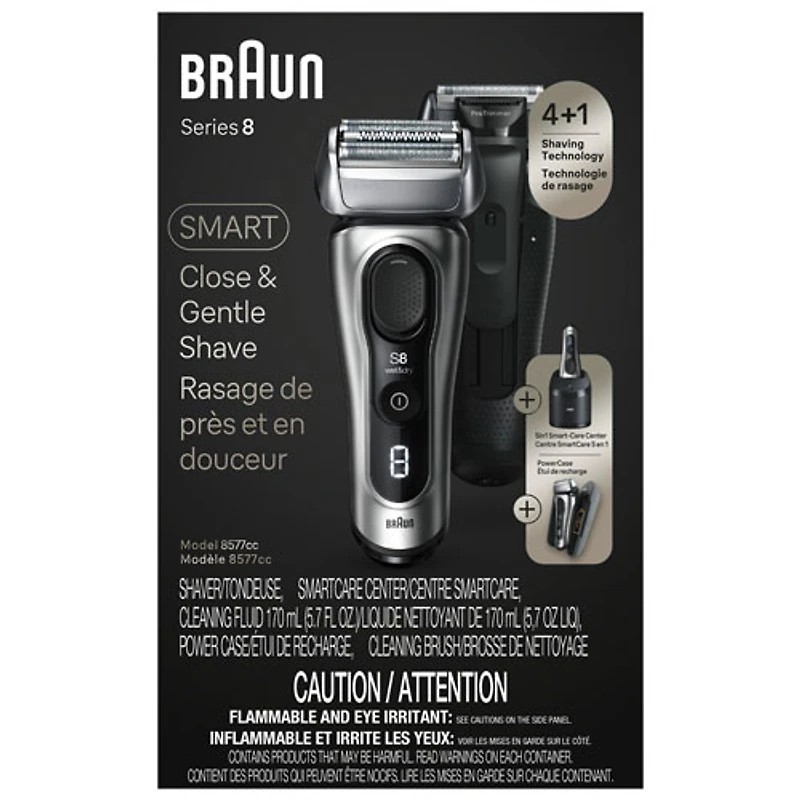 Rasoir avec ou sans mousse de série 8 de Braun (8577cc)