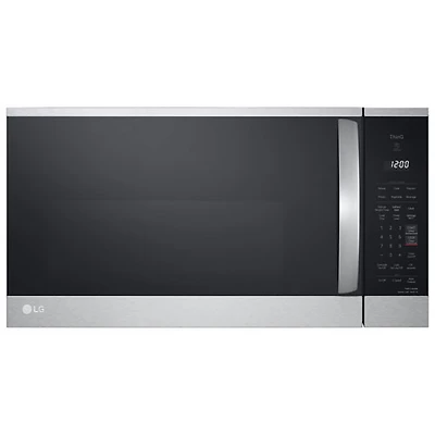 Boîte ouverte - Micro-ondes à hotte intégrée de LG avec EasyClean - 1,8 pi³ - Acier inoxydable - Parfait état