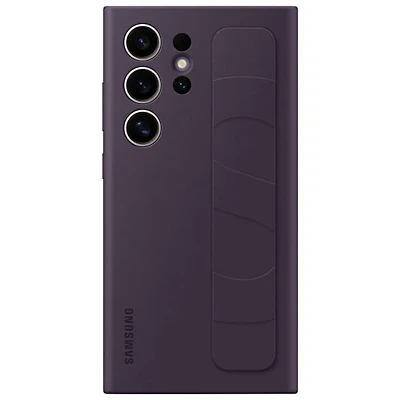 Samsung Fitted Hard Shell Case for Galaxy S24 Ultra - Dark Violet - Only at Best Buy