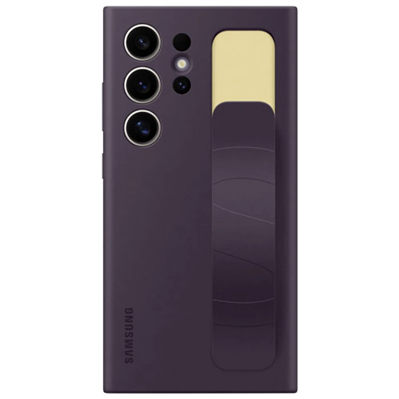 Samsung Fitted Hard Shell Case for Galaxy S24 Ultra - Dark Violet - Only at Best Buy