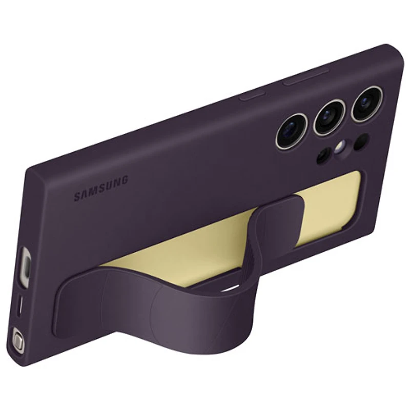 Samsung Fitted Hard Shell Case for Galaxy S24 Ultra - Dark Violet - Only at Best Buy