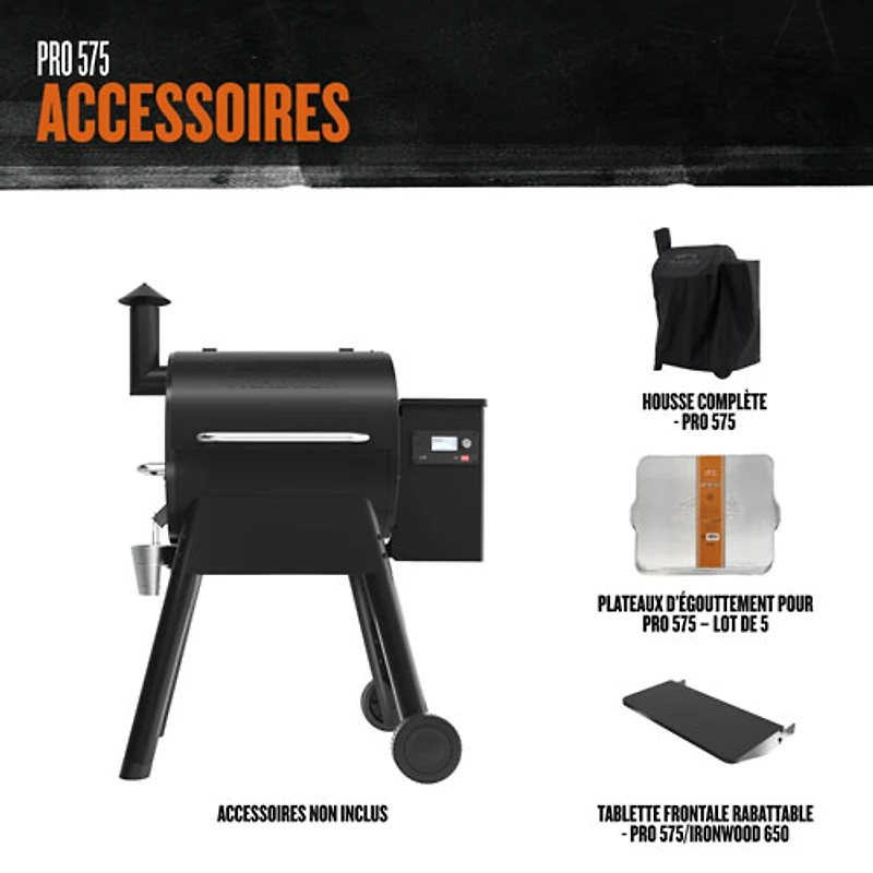 Barbecue et fumoir à granules de bois Pro 575 de Traeger