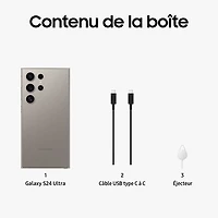 Samsung Galaxy S24 Ultra 256GB - Titanium Grey - Unlocked