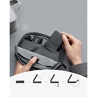 Anker Qi2 MagGo 3-in-1 15W Wireless Charging Station with MagSafe - Black