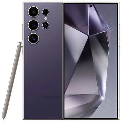 Galaxy S24 Ultra de 256 Go de Samsung avec Fido - Violet titane - Financement mensuel