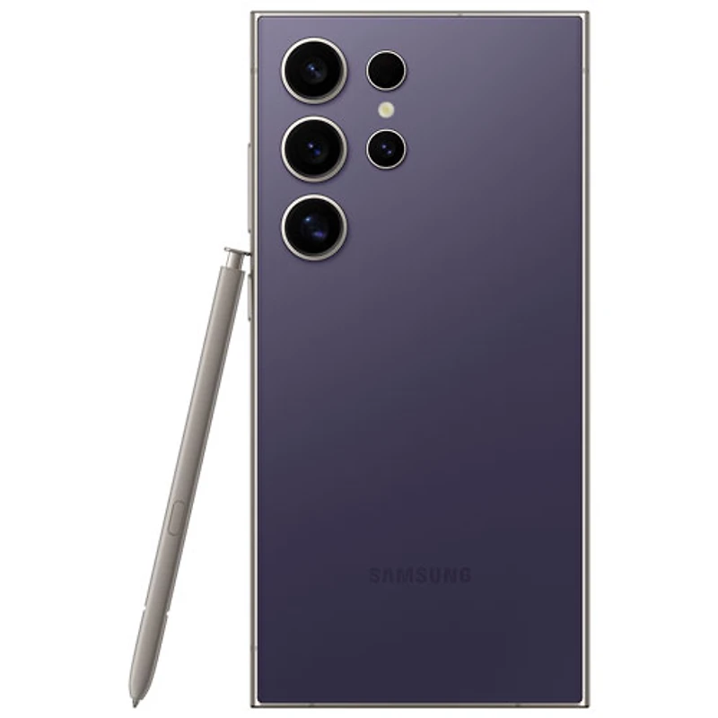 Galaxy S24 Ultra de 256 Go de Samsung avec Fido - Violet titane - Financement mensuel