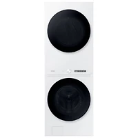 Duo laveuse électrique de 5,3 pi³ et sécheuse de 7,6 pi³ de Samsung (WH46DBH550EWAC) - Blanc - Exclusivité de Best Buy