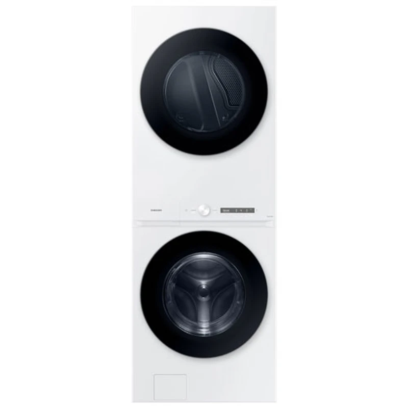 Duo laveuse électrique de 5,3 pi³ et sécheuse de 7,6 pi³ de Samsung (WH46DBH550EWAC) - Blanc - Exclusivité de Best Buy