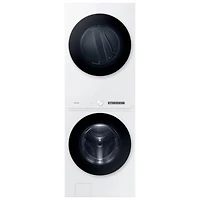 Duo laveuse électrique de 5,3 pi³ et sécheuse de 7,6 pi³ de Samsung (WH46DBH550EWAC) - Blanc - Exclusivité de Best Buy