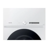 Duo laveuse électrique de 5,3 pi³ et sécheuse de 7,6 pi³ de Samsung (WH46DBH550EWAC) - Blanc - Exclusivité de Best Buy