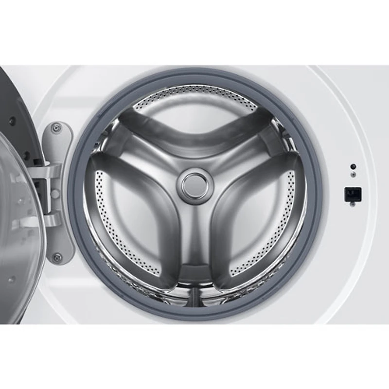Duo laveuse électrique de 5,3 pi³ et sécheuse de 7,6 pi³ de Samsung (WH46DBH550EWAC) - Blanc - Exclusivité de Best Buy