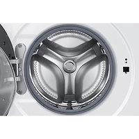 Duo laveuse électrique de 5,3 pi³ et sécheuse de 7,6 pi³ de Samsung (WH46DBH550EWAC) - Blanc - Exclusivité de Best Buy