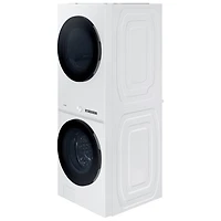 Duo laveuse électrique de 5,3 pi³ et sécheuse de 7,6 pi³ de Samsung (WH46DBH550EWAC) - Blanc - Exclusivité de Best Buy