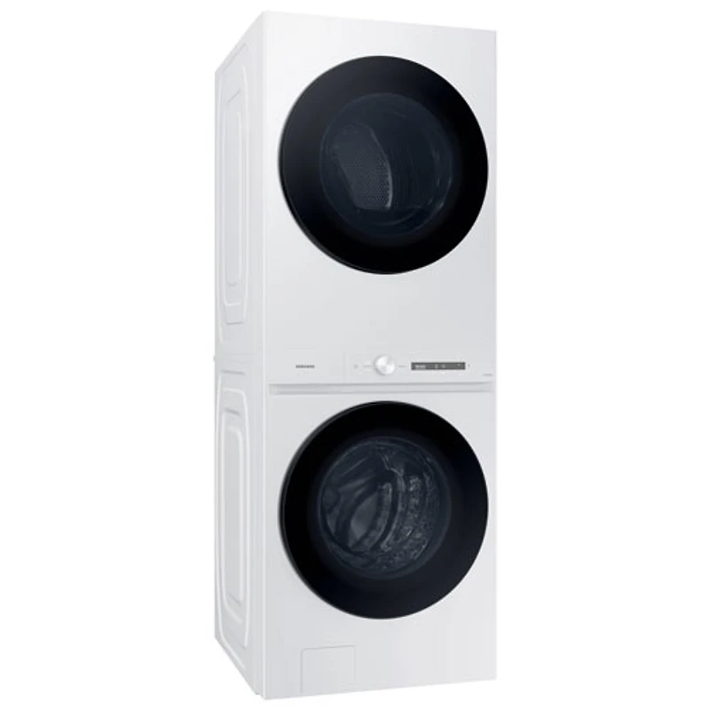 Duo laveuse électrique de 5,3 pi³ et sécheuse de 7,6 pi³ de Samsung (WH46DBH550EWAC) - Blanc - Exclusivité de Best Buy