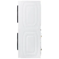 Duo laveuse électrique de 5,3 pi³ et sécheuse de 7,6 pi³ de Samsung (WH46DBH550EWAC) - Blanc - Exclusivité de Best Buy