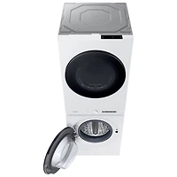 Duo laveuse électrique de 5,3 pi³ et sécheuse de 7,6 pi³ de Samsung (WH46DBH550EWAC) - Blanc - Exclusivité de Best Buy