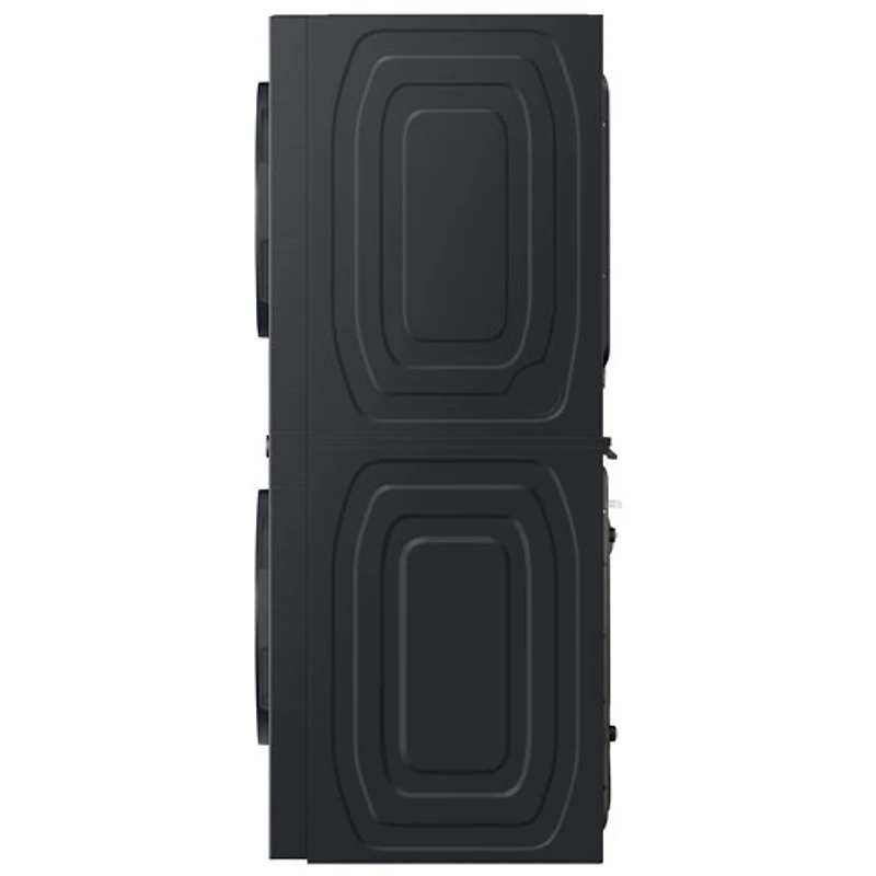 Duo laveuse électrique de 5,3 pi³ et sécheuse de 7,6 pi³ de Samsung (WH46DBH550EVAC) - Acier inoxydable noir
