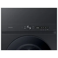 Duo laveuse électrique de 5,3 pi³ et sécheuse de 7,6 pi³ de Samsung (WH46DBH550EVAC) - Acier inoxydable noir
