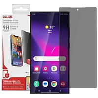 22 Cases Privacy Glass Screen Protector for Galaxy S24 Ultra - Clear