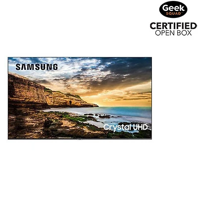 Boîte ouverte - Moniteur DEL bleue Direct UHD 4K GTG 8 ms 50 po série QET de Samsung - (LH50QETELGCXGO)