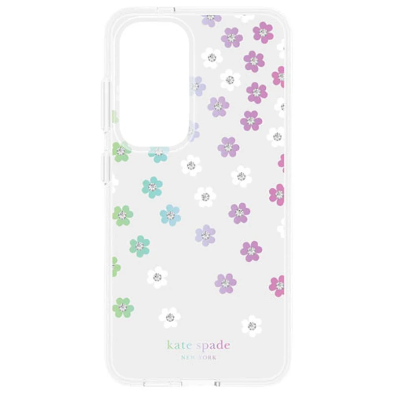Kate Spade New York Fitted Hard Shell Case for Galaxy S24 - Scattered Flowers