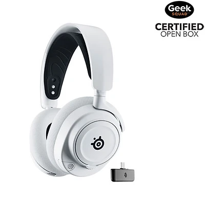 Boîte ouverte - Casque de jeu sans fil Arctis Nova 7X de SteelSeries - Blanc