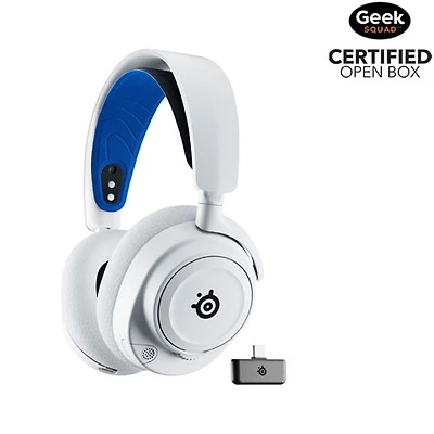 Boîte ouverte - Casque de jeu sans fil Arctis Nova 7P de SteelSeries - Blanc