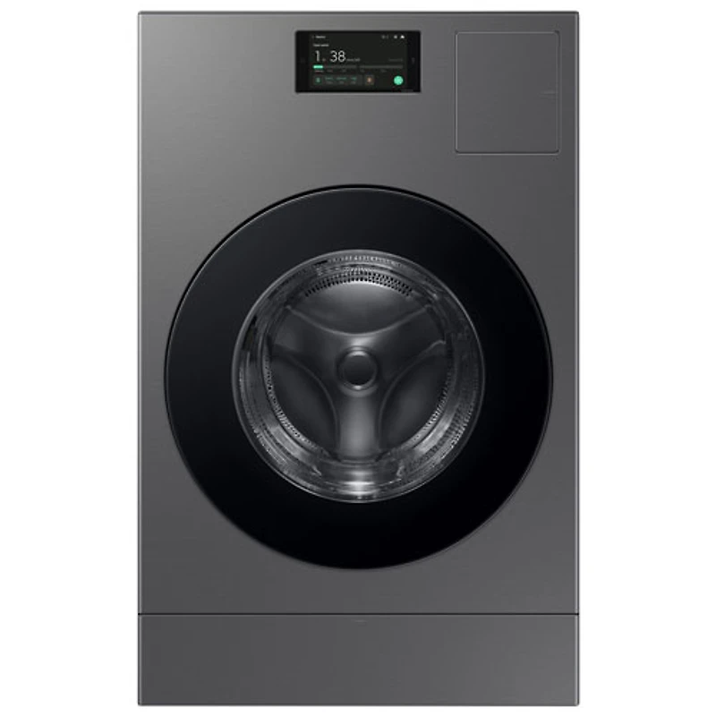 Samsung 6.1 Cu. Ft. Washer & Heat Pump Dryer Combo (WD53DBA900HZA1) - Dark Steel