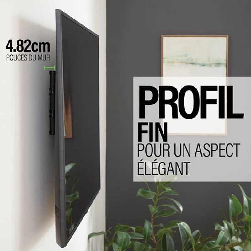 Support mural articulé Elite Advanced avec fonction 4D + Shift de SANUS pour téléviseur de 32 à 65 po