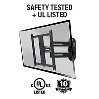 Support mural articulé Elite Advanced avec fonction 4D + Shift de SANUS pour téléviseur de 32 à 65 po