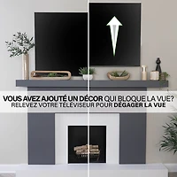 Support mural articulé Elite Advanced avec fonction 4D + Shift de SANUS pour téléviseur de 42 à 90 po