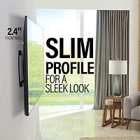 Support mural articulé Elite Advanced avec fonction 4D + Shift de SANUS pour téléviseur de 42 à 90 po