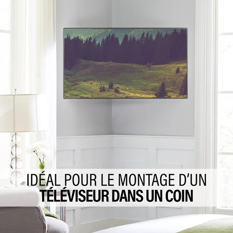 Support mural articulé Elite Advanced avec fonction 4D + Shift de SANUS pour téléviseur de 42 à 90 po