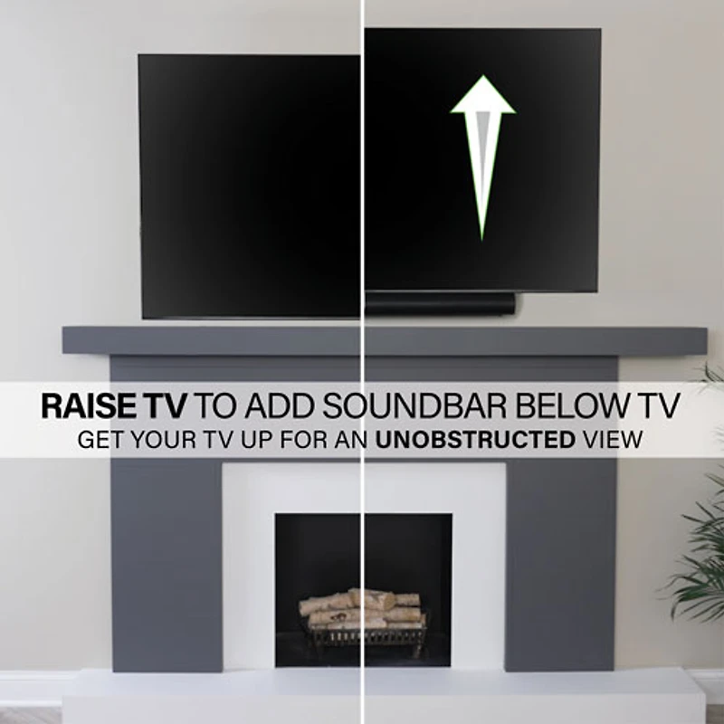 Support mural articulé Elite Advanced avec fonction 4D + Shift de SANUS pour téléviseur de 42 à 90 po