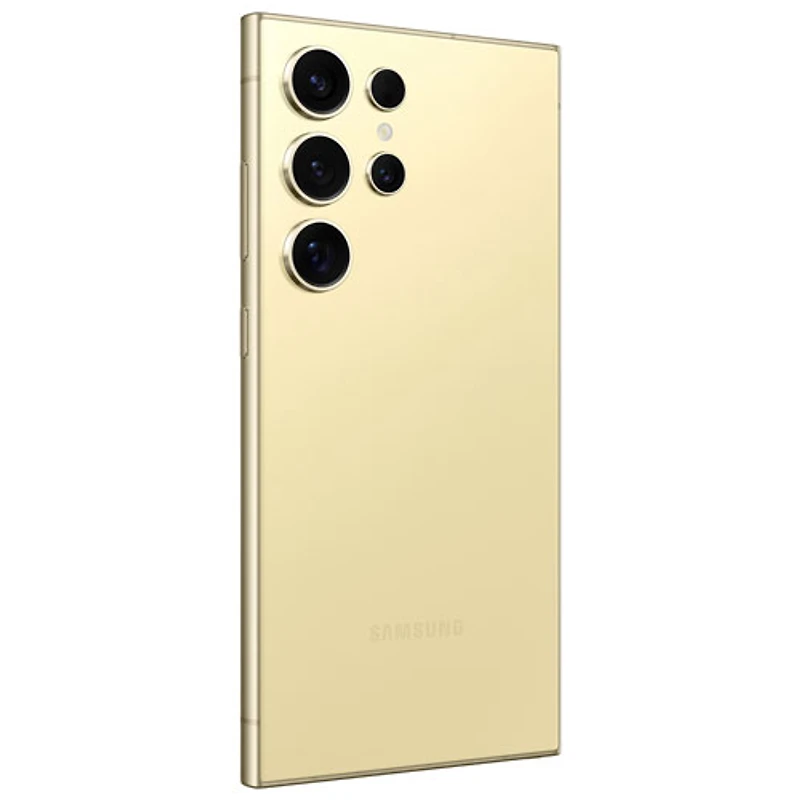 Galaxy S24 Ultra de 256 Go de Samsung avec Bell - Jaune titane - Financement mensuel