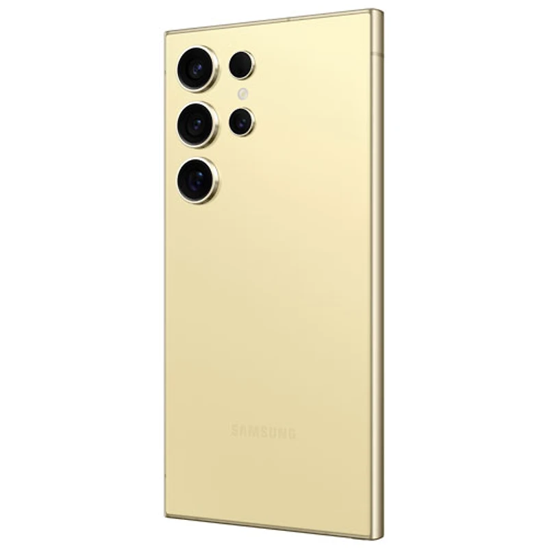 Galaxy S24 Ultra de 256 Go de Samsung avec Bell - Jaune titane - Financement mensuel