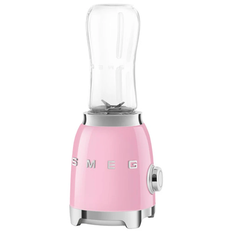Smeg 0.6L Personal Blender - Pink