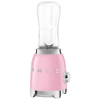 Smeg 0.6L Personal Blender - Pink