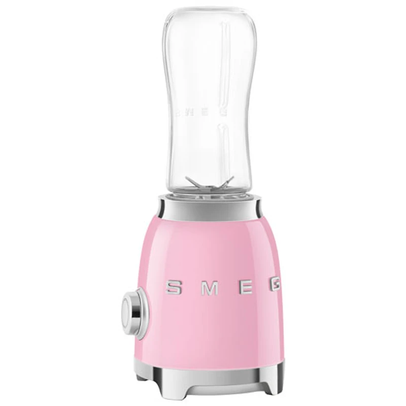 Smeg 0.6L Personal Blender - Pink