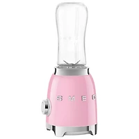 Smeg 0.6L Personal Blender - Pink