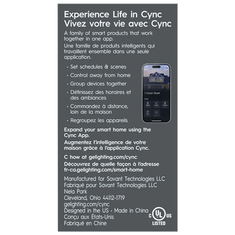 GE Cync Wi-Fi Indoor Smart Plug