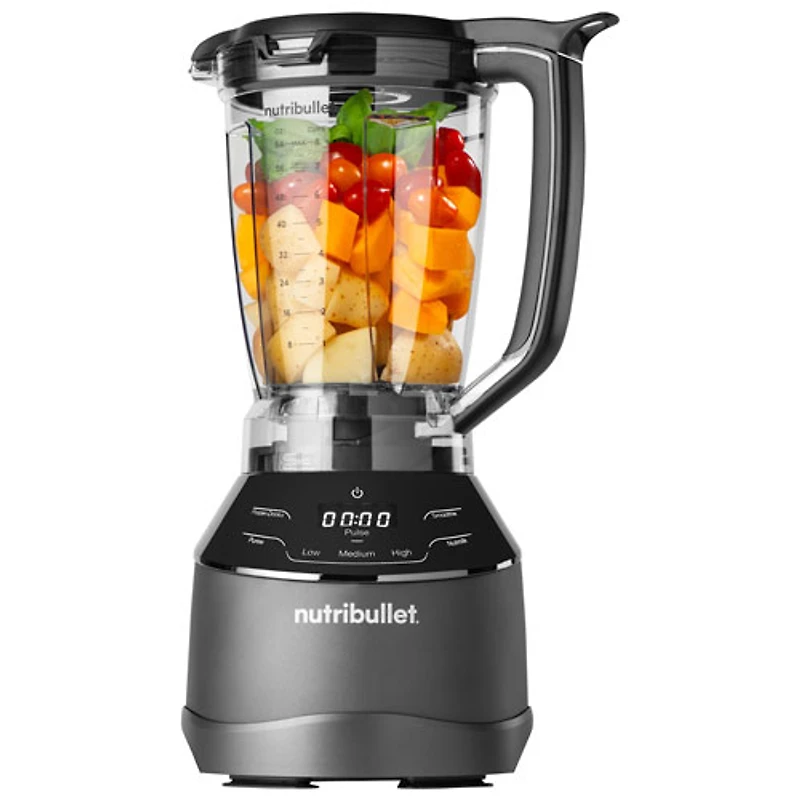 Mélangeur de 1500 W Triple Prep System 1,89 l de NutriBullet - Gris/Métallique