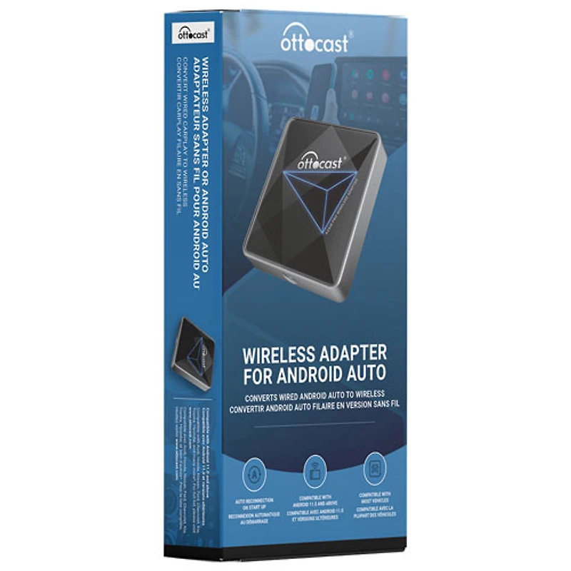 Ottocast U2-AIR Pro Wireless Android Auto Car Adapter - Black